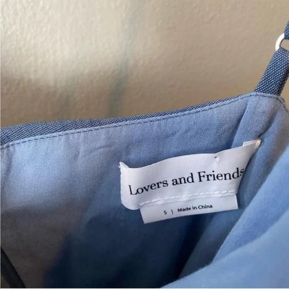 Lovers + Friends Blue Ruffle Mini Dress - Picture 6 of 10